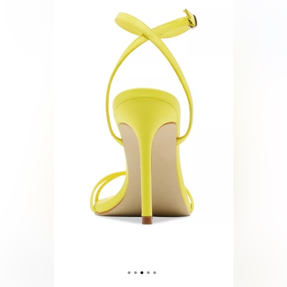 Steve Madden Jypsey Yellow Strappy Heels - Picture 2 of 9